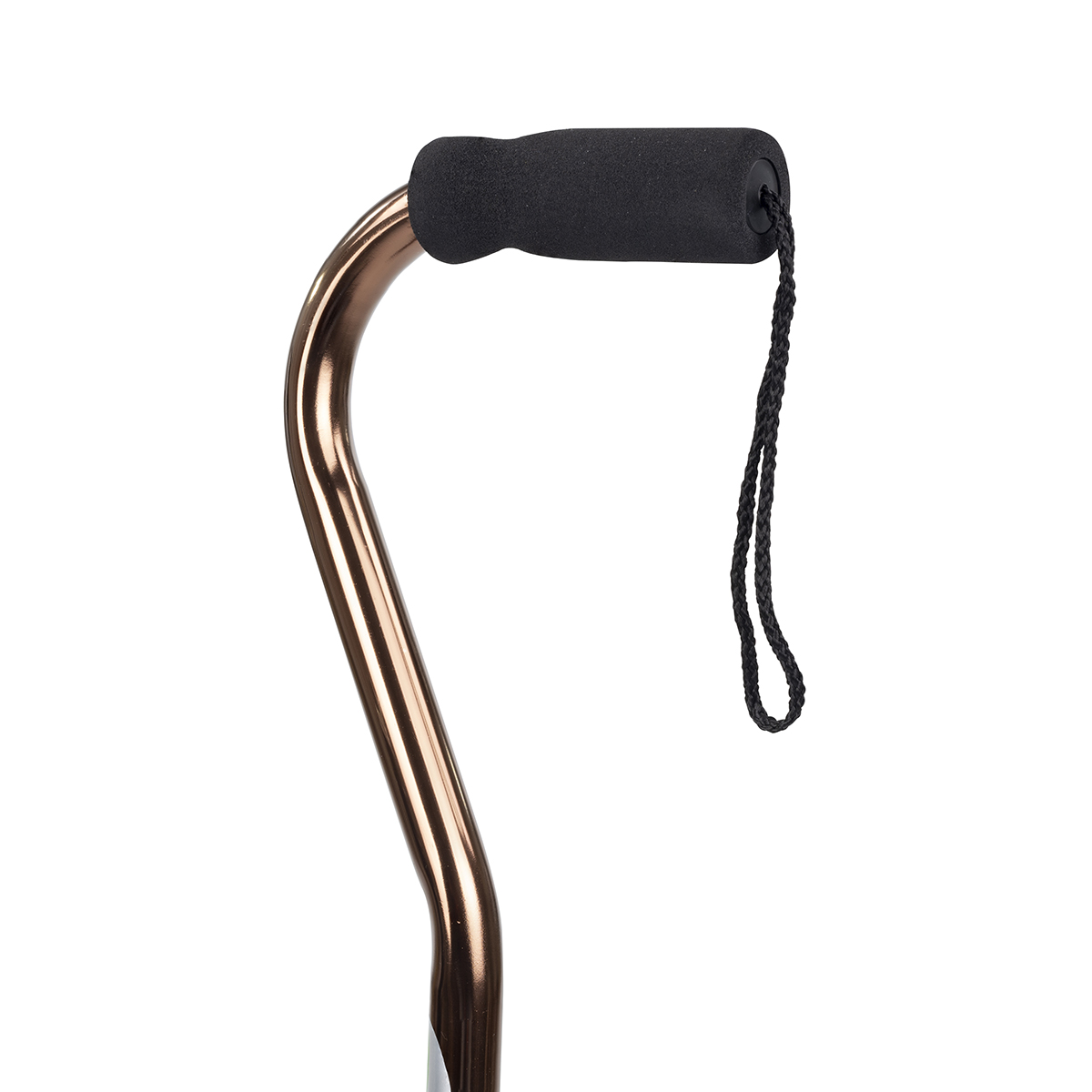 Bastón Ajustable Cuello Ganso De 1 Apoyo Bronce Medical Store