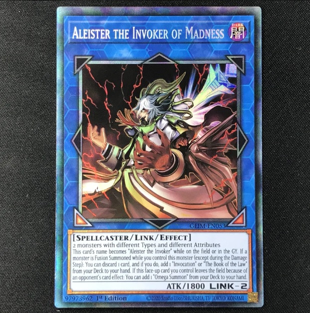 Yugioh Aleister the Invoker of Madness Ultimate Rare 1st Edition - Konami