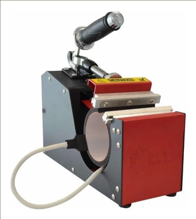 Plancha para sublimar tazas semiautomática Ferrari 4 en 1, Color Make.