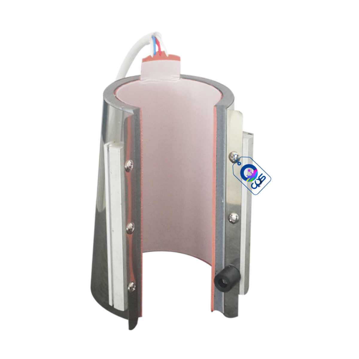 Plancha para sublimar tazas semiautomática Ferrari 4 en 1, Color Make.