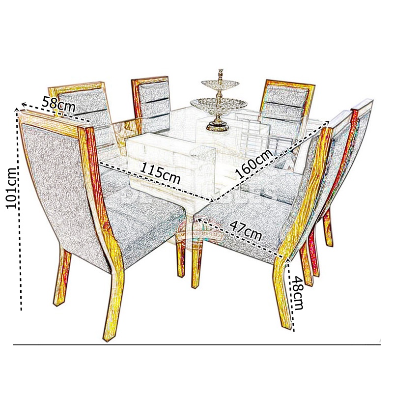 Comedor Roma 6 Plazas