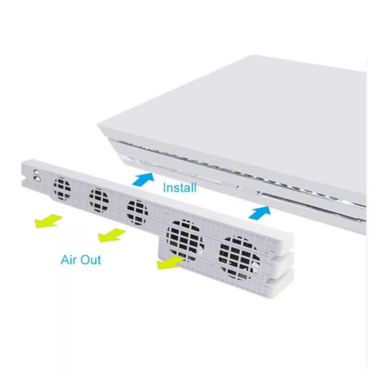 Potente Enfriador Compatible PlayStation 4 Pro (Blanco) TP4-831