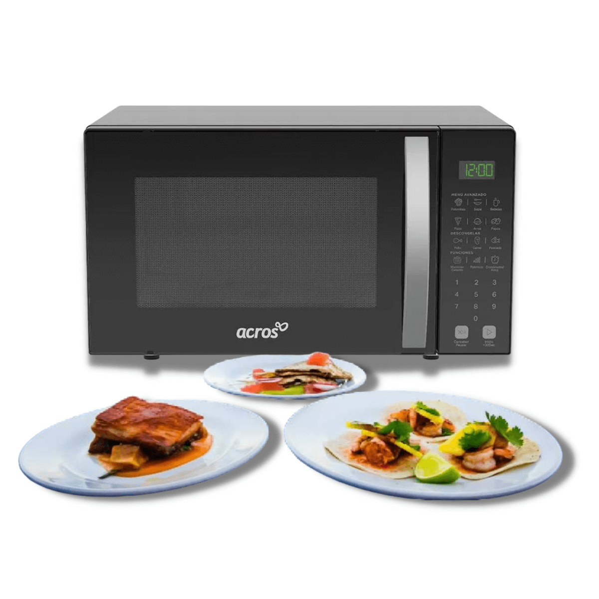 HORNO MICROONDAS 0.7P3 BOTON NEGRO ACROS