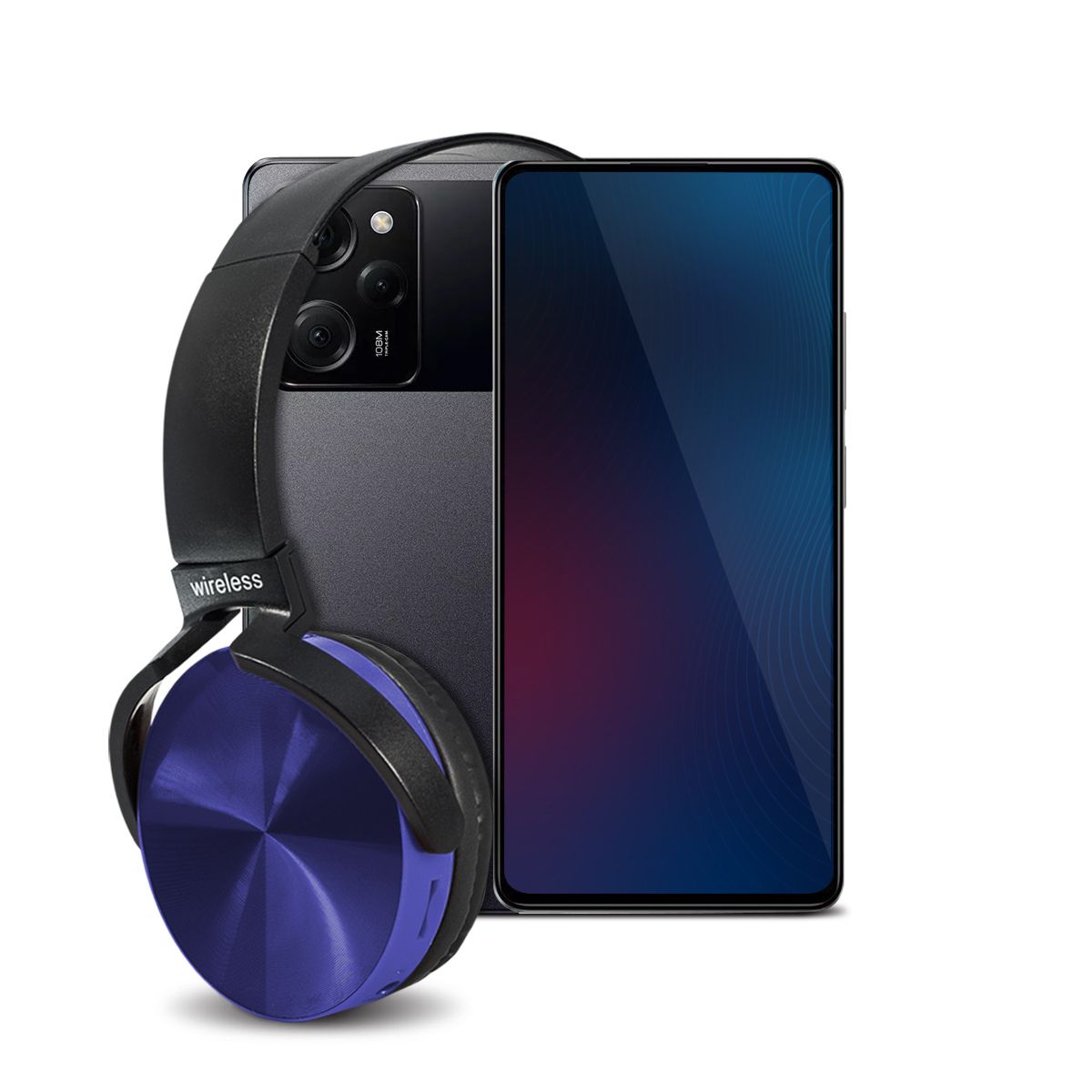 Combo Celular Xiaomi Poco X5 Pro 5G 8GB 256GB 6.67Pulg FHD+ Negro + Audífonos