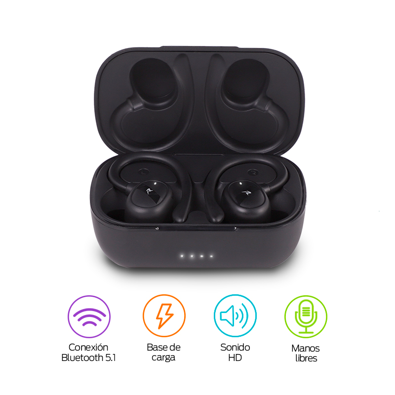 Audífonos Inalámbricos Air-Sport 2 Bluetooth 5.1 Contra Agua IPX4