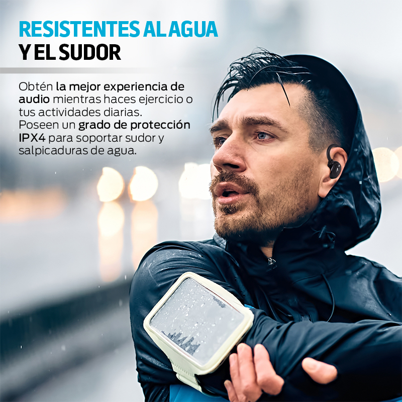 Audífonos Inalámbricos Air-Sport 2 Bluetooth 5.1 Contra Agua IPX4
