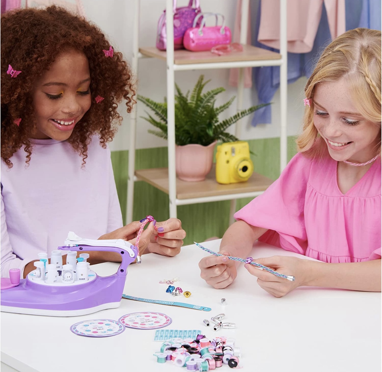 o Set Cool Maker Para Crear Pulseras Y Brazalete Niñas