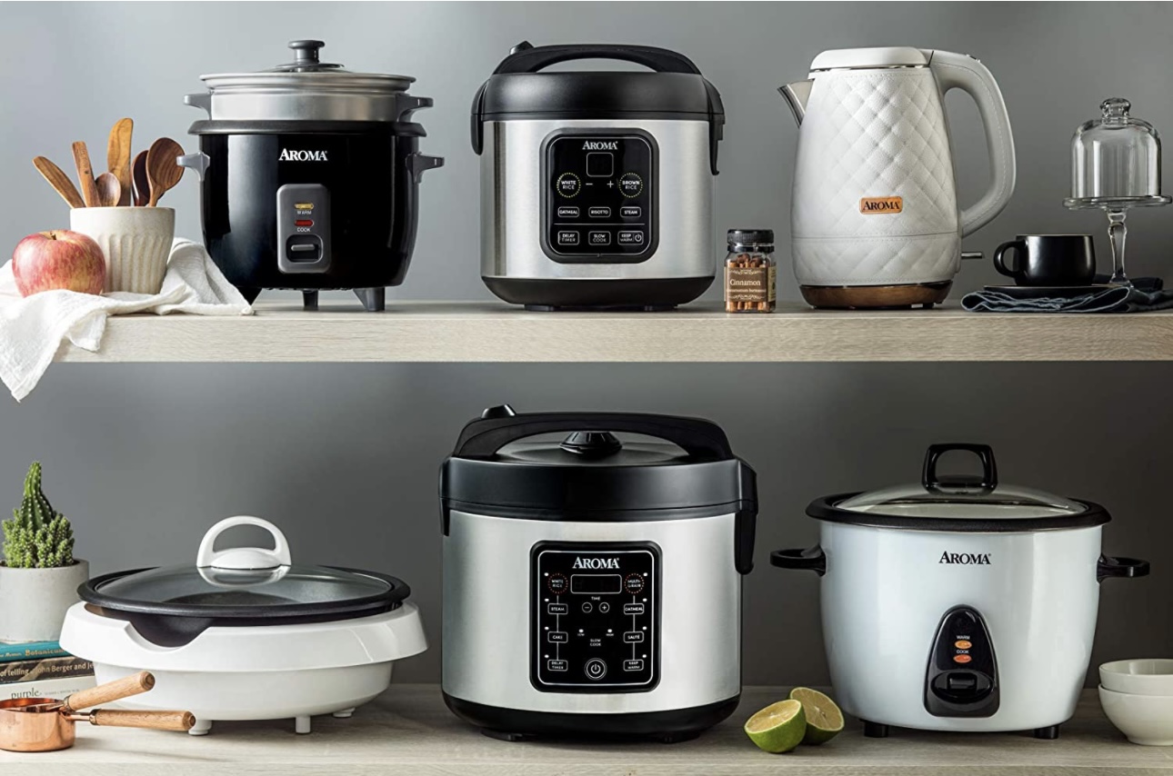 Arrocera Y Vaporera Para Alimentos 2 En 1 Automática