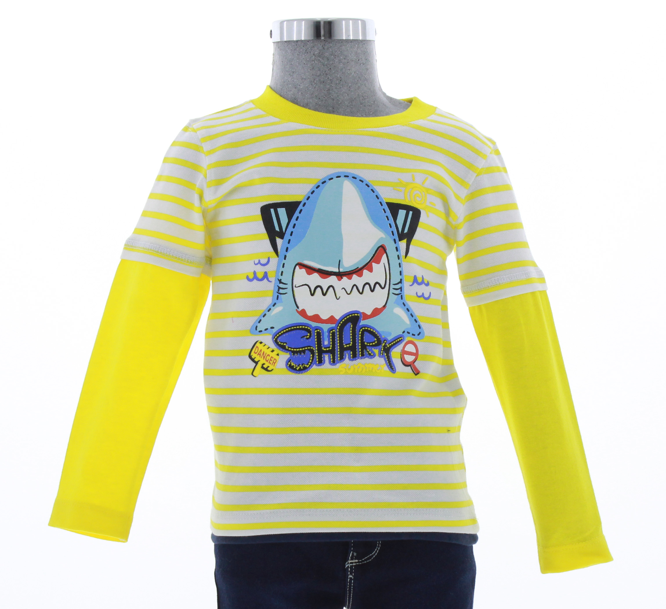 Playera Niño Bebe Amarilla 3248 1 a 6 Años.