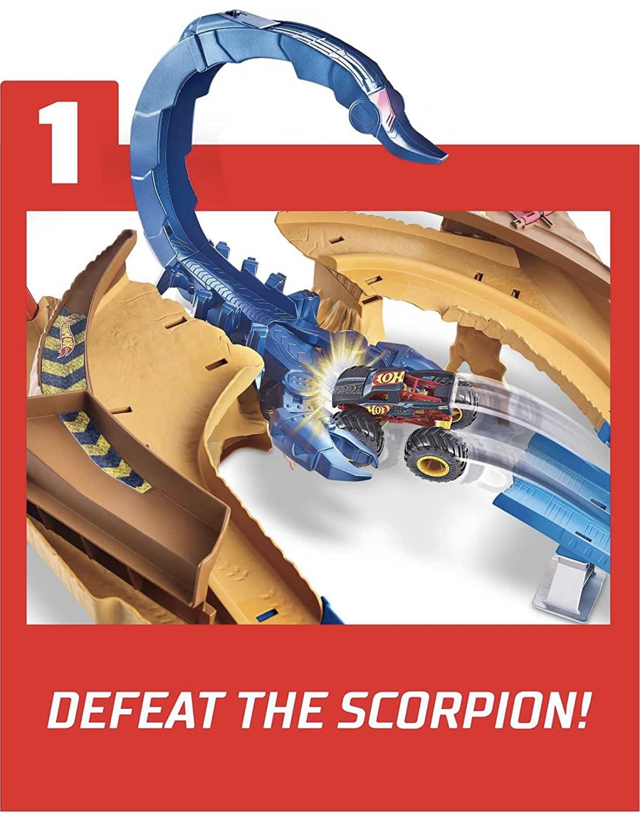 Pista Hot Wheels Monster Trucks Escorpión Súper Impuls Precio ML Mercado