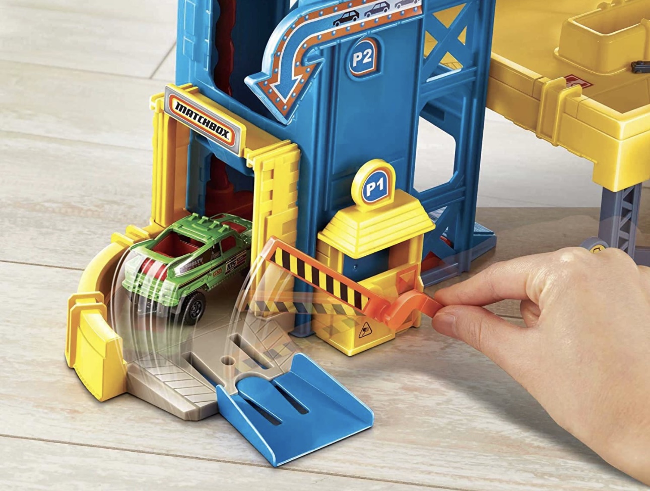 Pista De Carros Matchbox 4 Niveles Garage Lavado