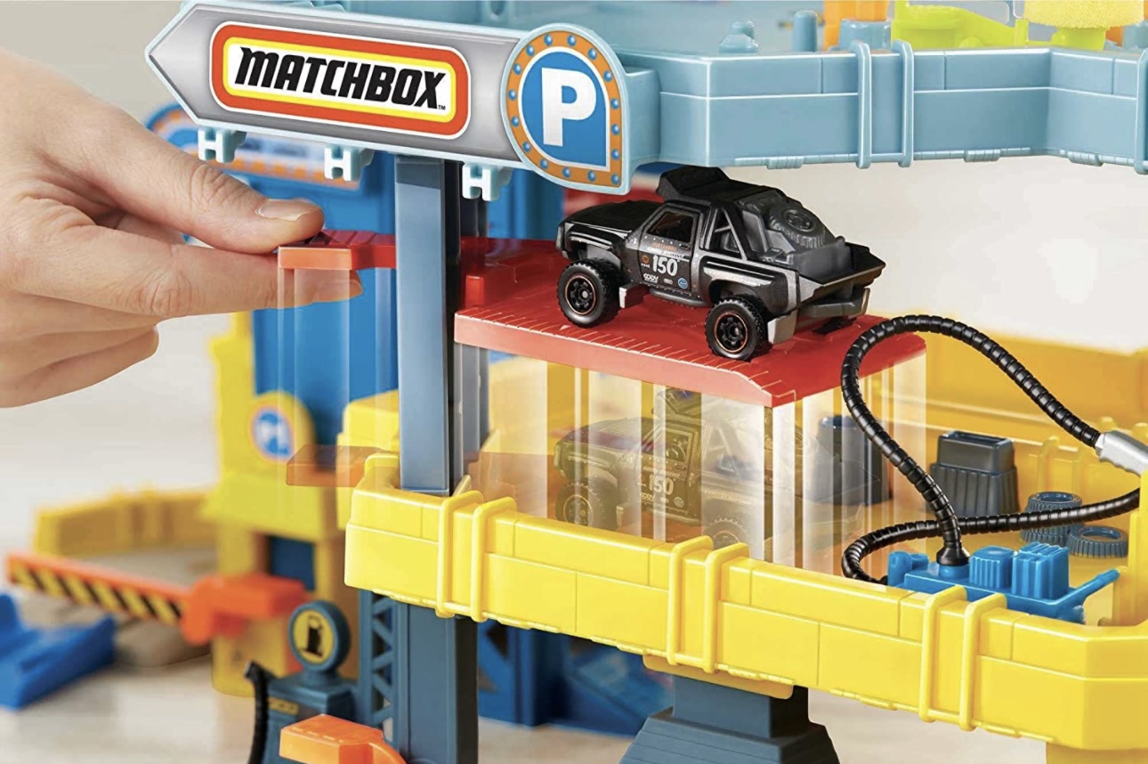 Pista De Carros Matchbox 4 Niveles Garage Lavado