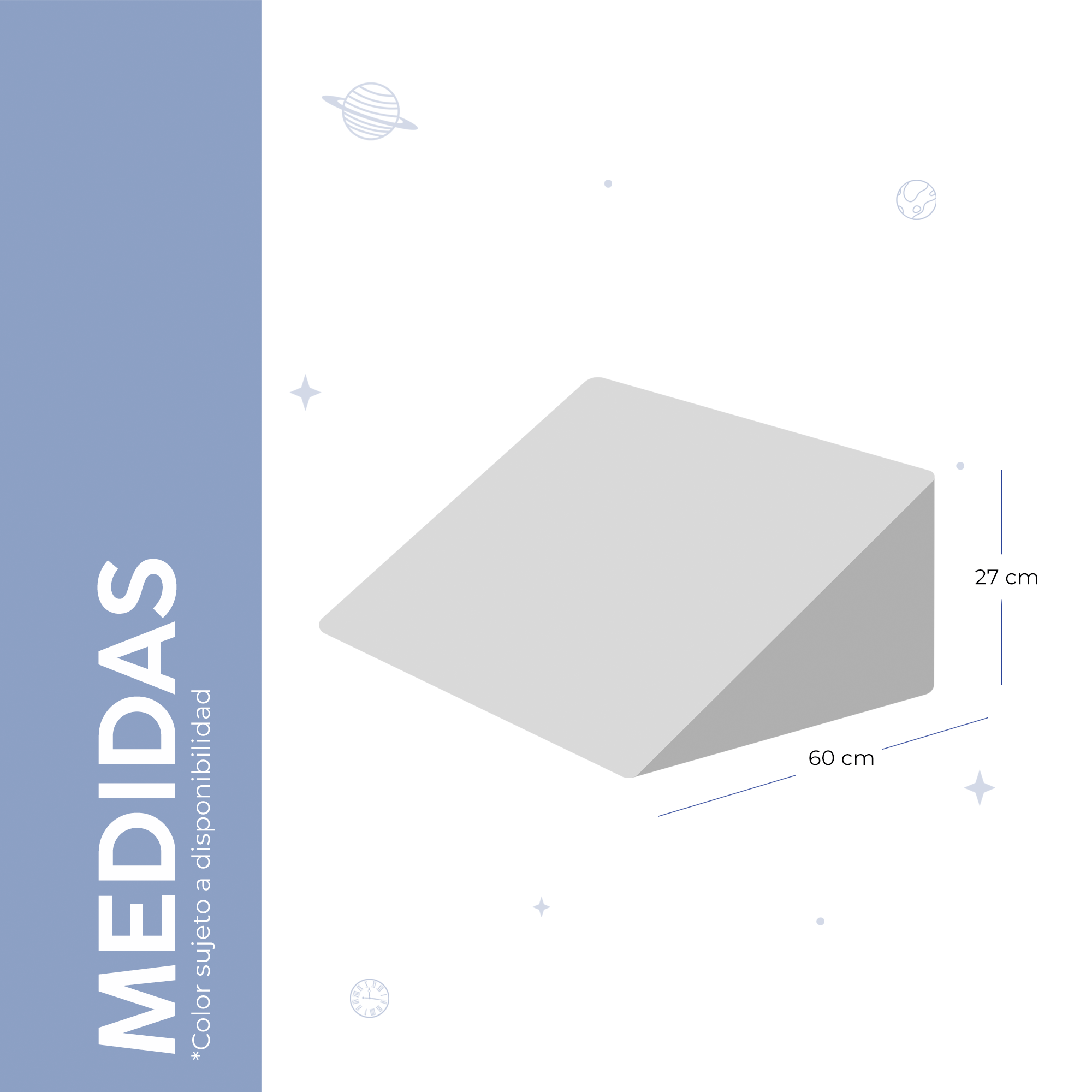 Almohada Cuña Multifuncional Terapéutica de Base Suave