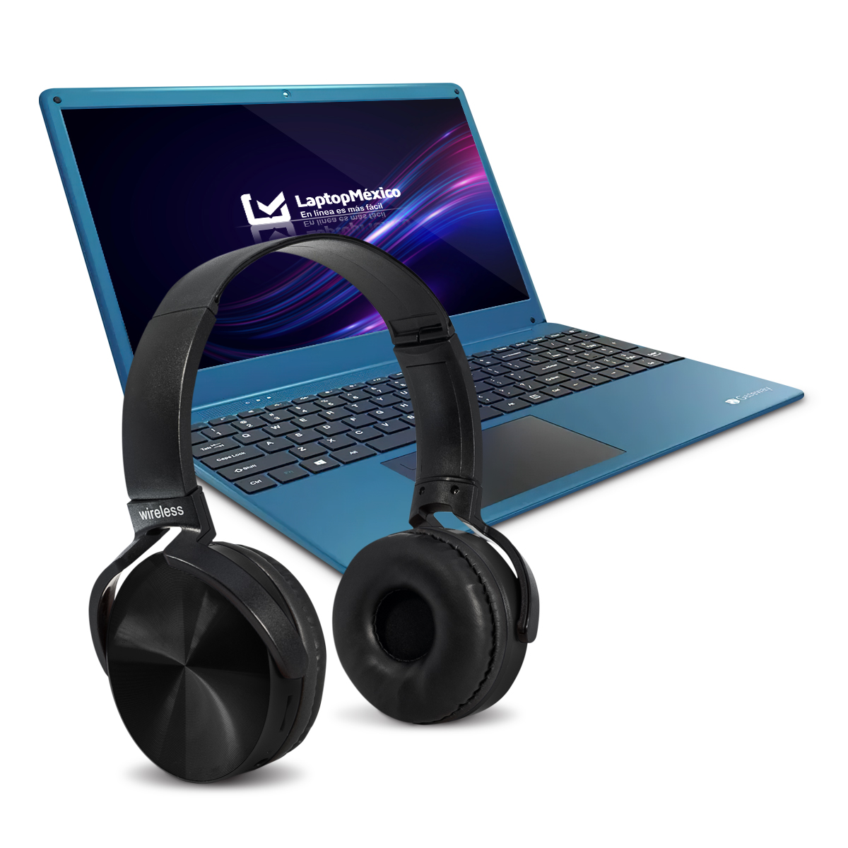 Combo Laptop Gateway Ultra Delgada Intel CI3-1115G4 4GB 128GB SSD 15.6Pulg FHD W11 + Audífonos