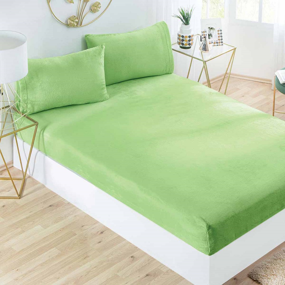 Protector Colchón Ozzy Limón Individual Poliéster Concord