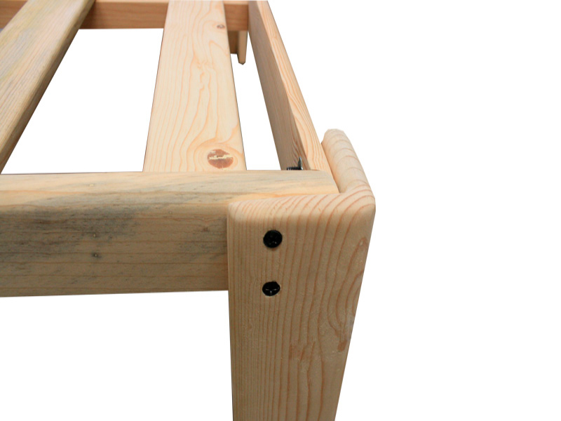 BASE CAMA INDIVIDUAL DESARMABLE ESPACIO MUEBLES