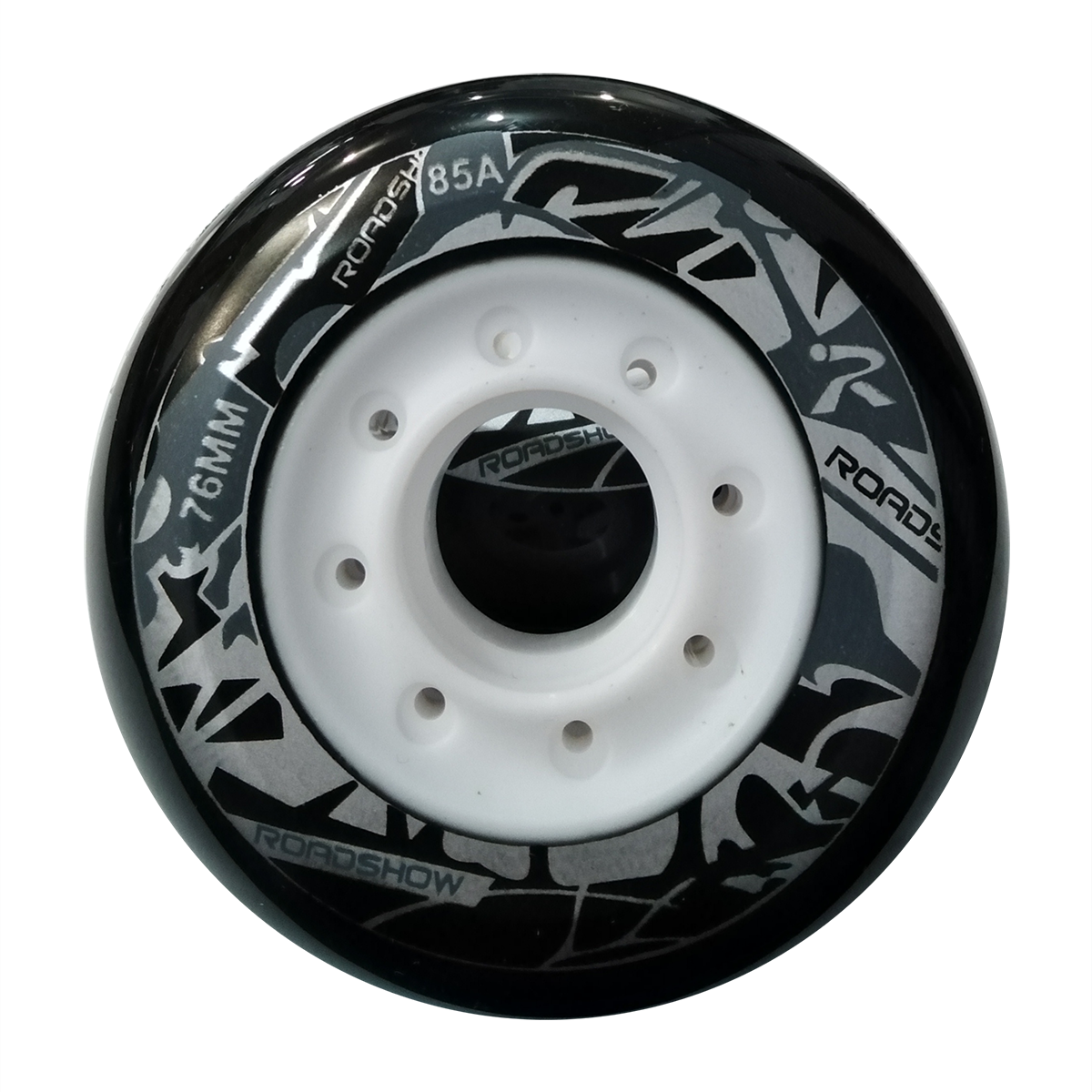 Llantas Para Patines 8 piezas de 76mm Negro