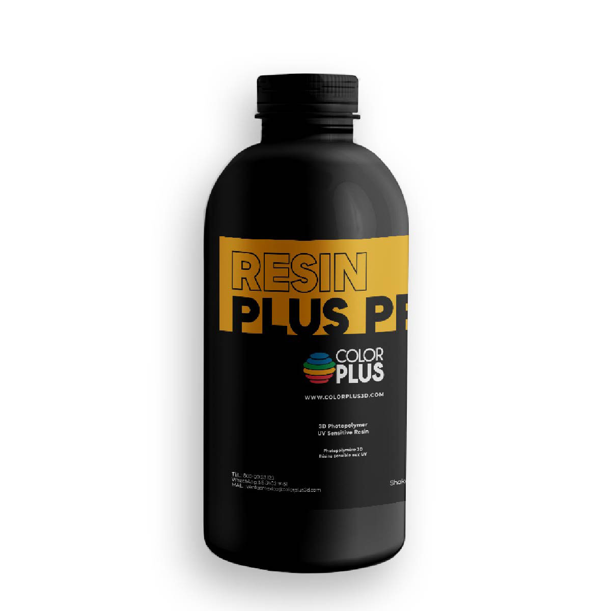 Resina Uv Para Impresora 3d Color Plus 1 L Roja