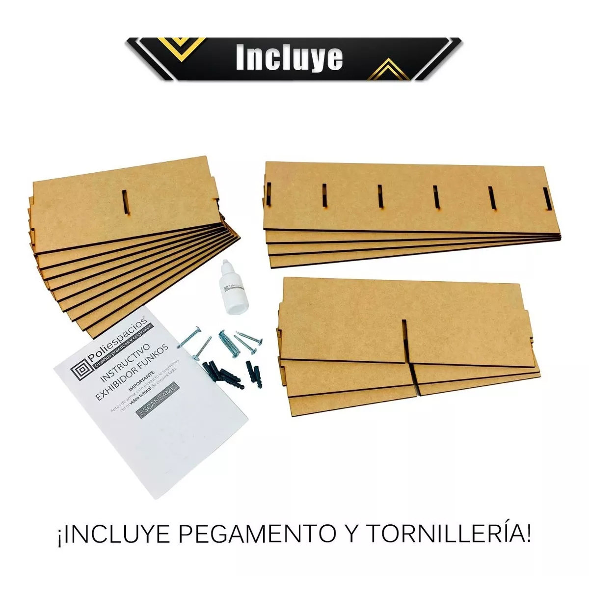 Exhibidor Modular Funko Pop Coleccionador Mdf Multiusos