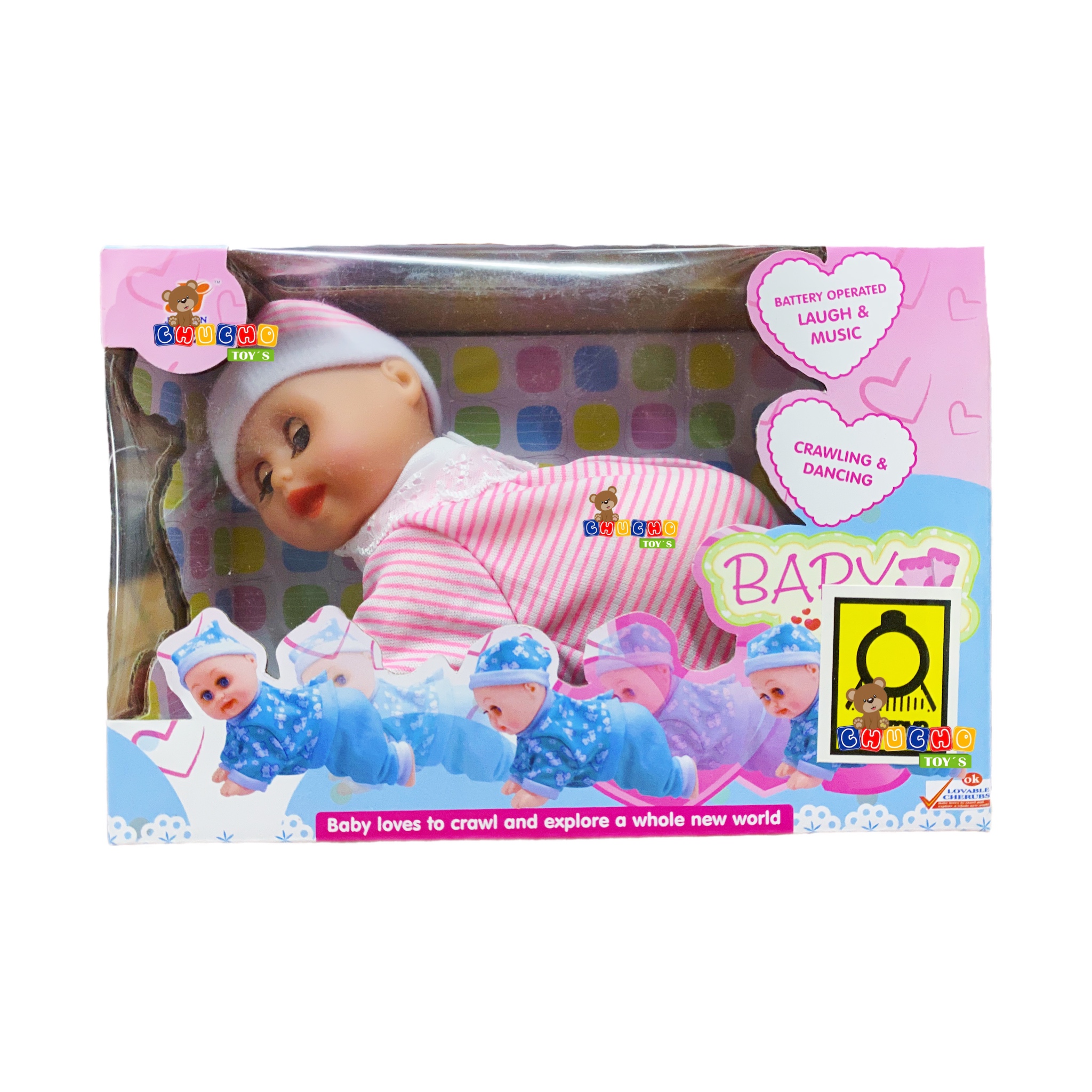 Bebe Gateador Juguete Con Sonido Y Movimiento