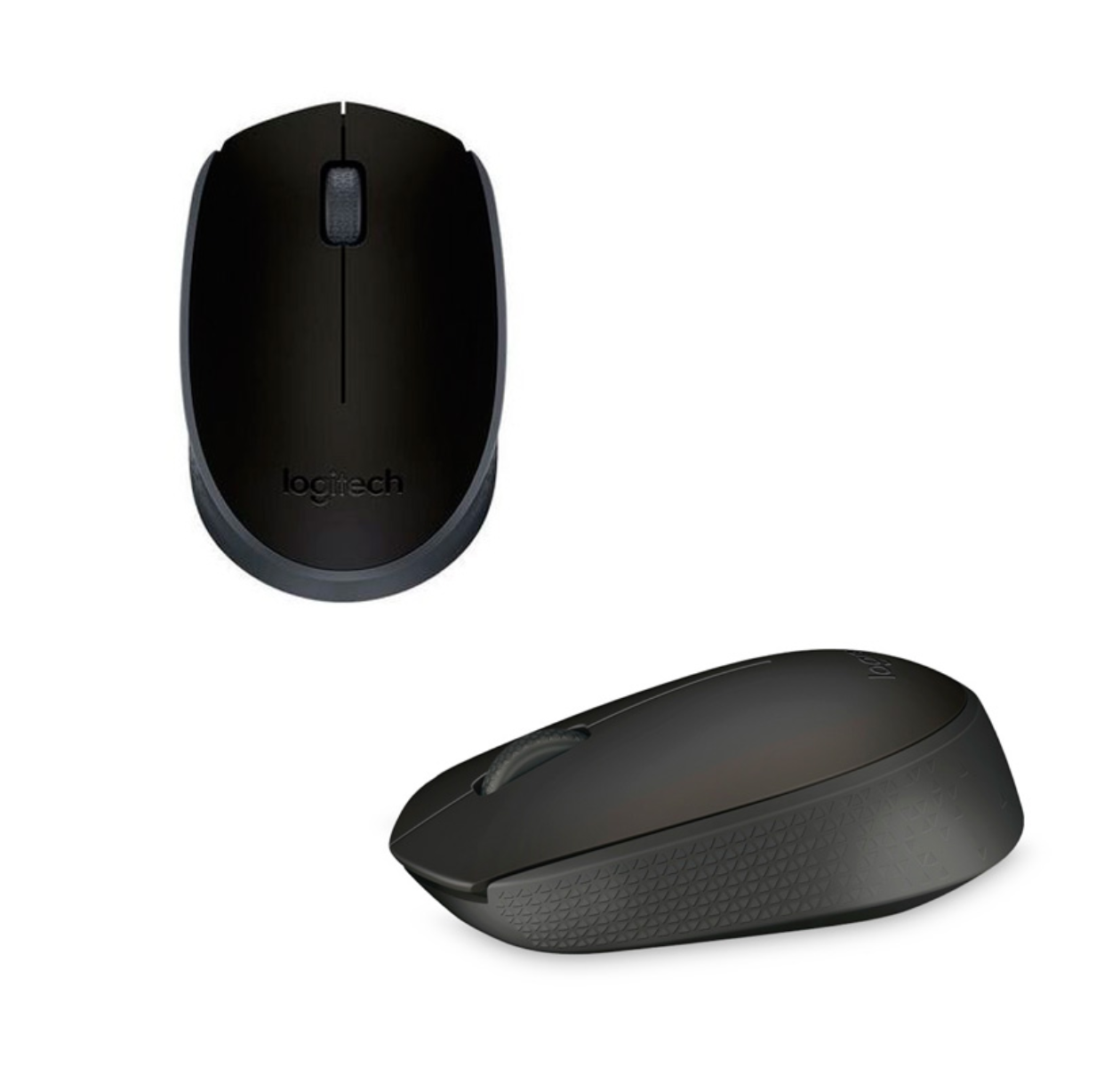 Mouse M170, Gris, 3 botones, RF inalámbrico, Óptico