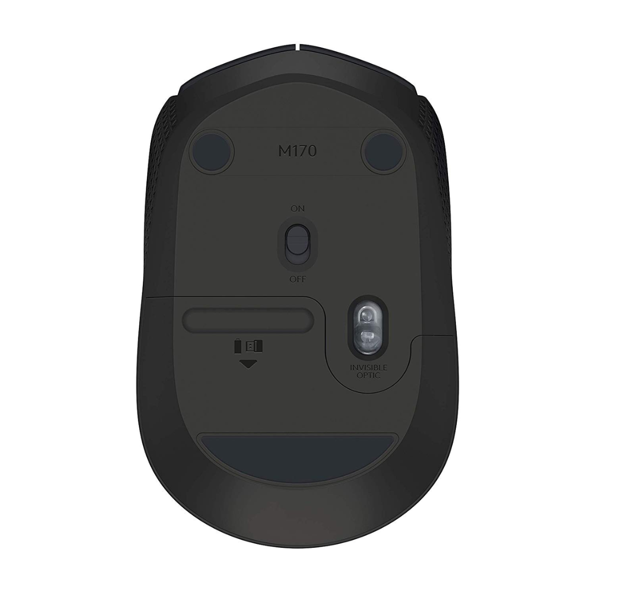 Mouse M170, Gris, 3 botones, RF inalámbrico, Óptico