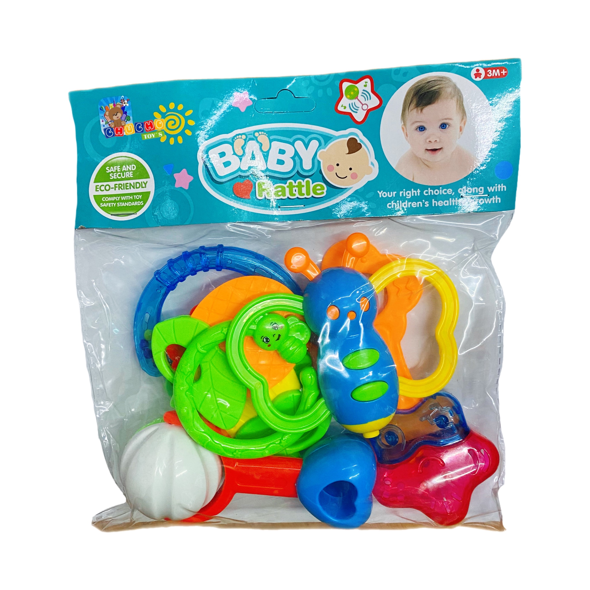 Juego De Sonaja Para Bebé Sonajeros 8pz