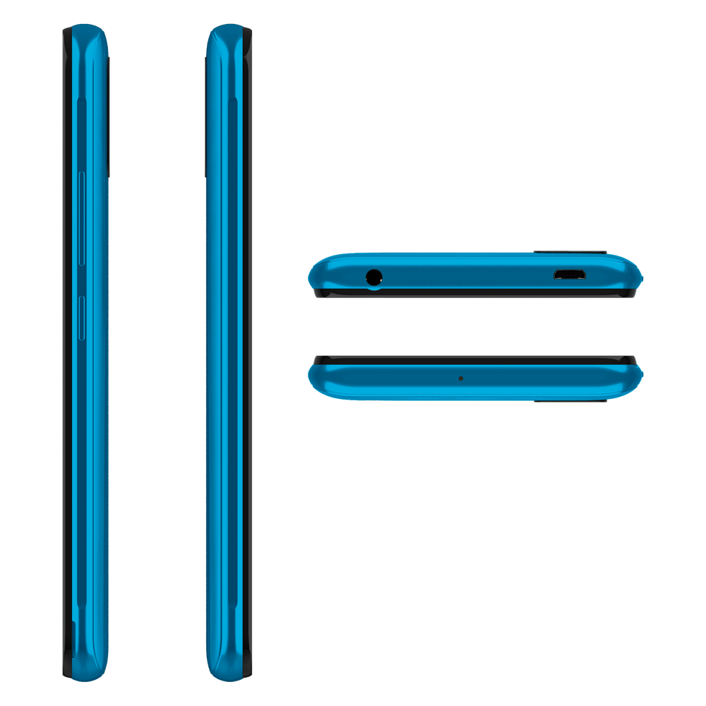 CELULAR TECNO MOBILE 3-G W5006S POP 5C AZUL KIT TELCEL