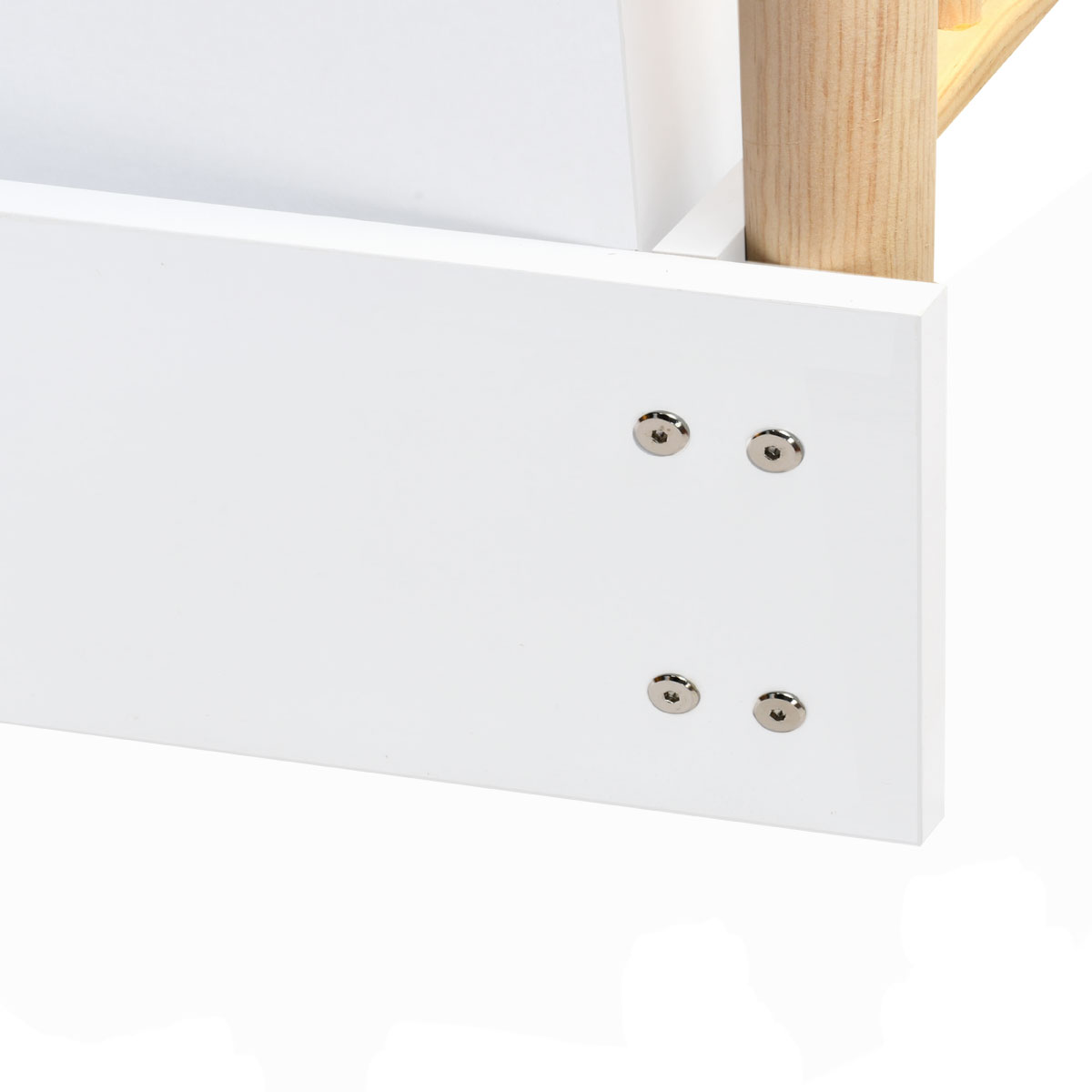 Cama Diseño Chalet Montessori Barandales Removibles - Madera