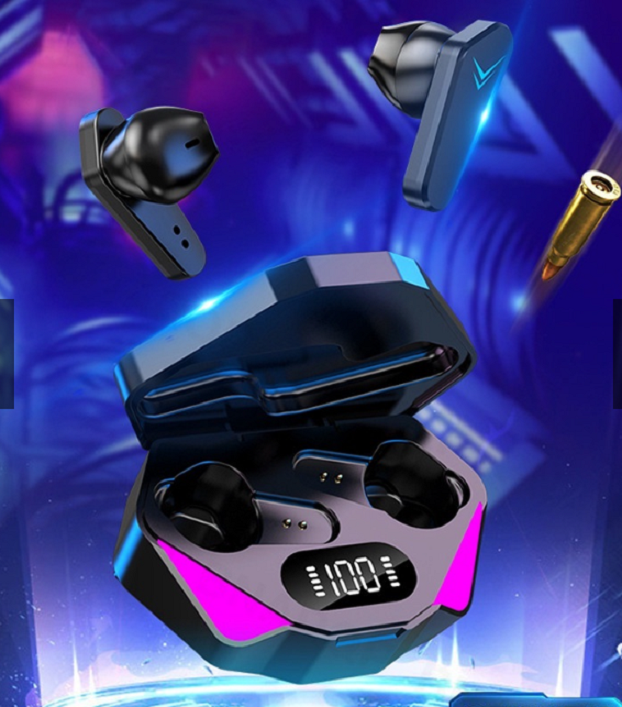 Audífonos Inalámbricos Bluetooth TWS X15 Gamer Negro