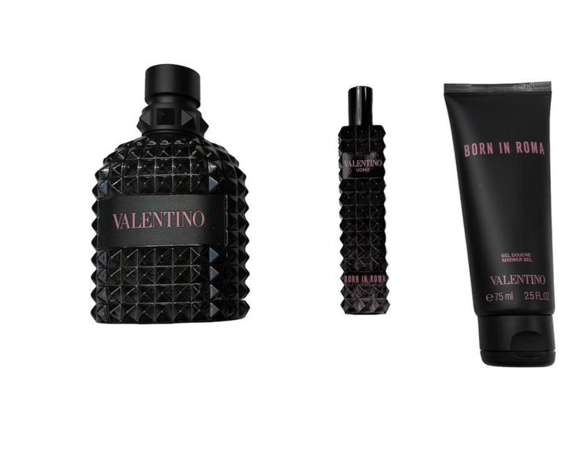 Kid para Caballero Valentino Born IN Roma 3 Pzas  EUA Toilette