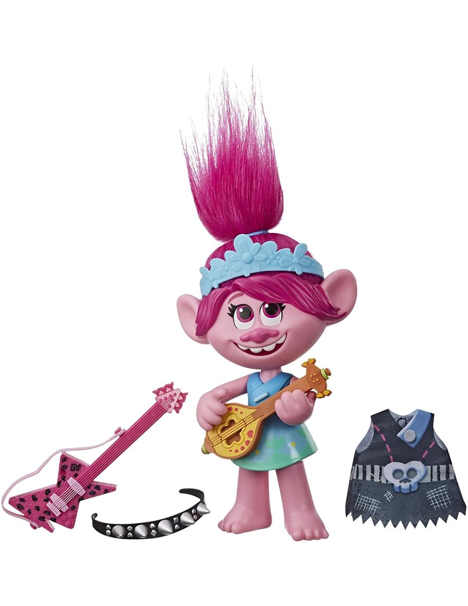 Trolls World Tour Muñeca Pop & Rock Poppy