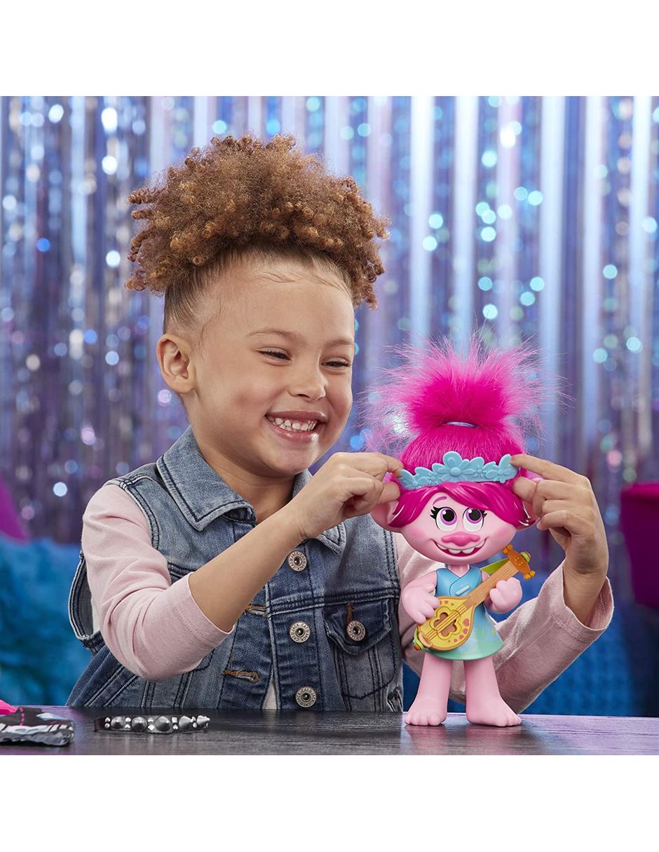 Trolls World Tour Muñeca Pop & Rock Poppy