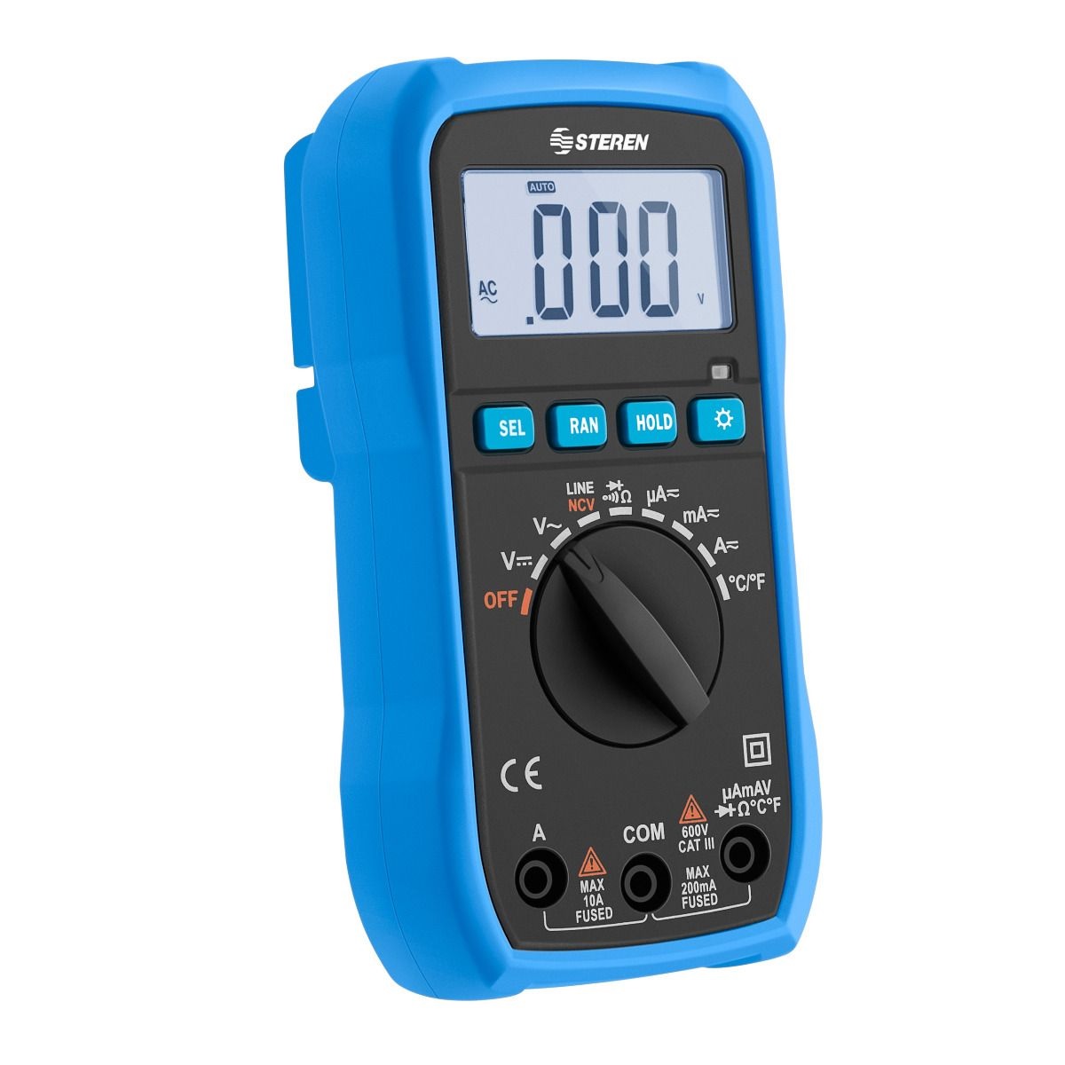  Multímetro Digital Auto Rango Detector Voltaje Steren