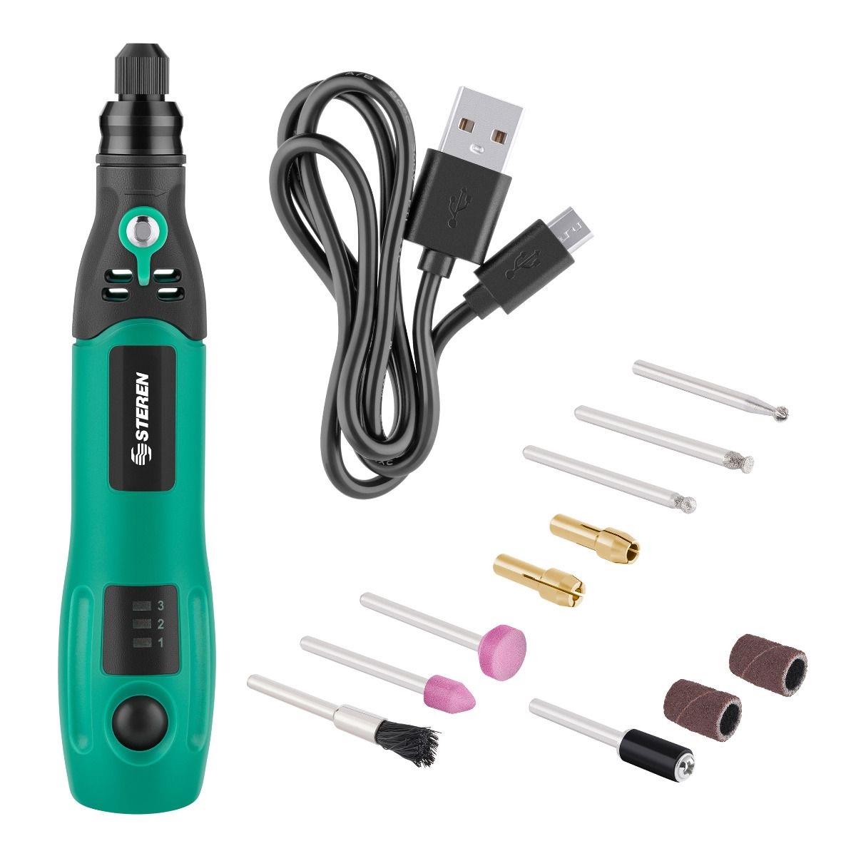 Mini Pulidor Inalambrico Multiusos Bateria Recargable Steren