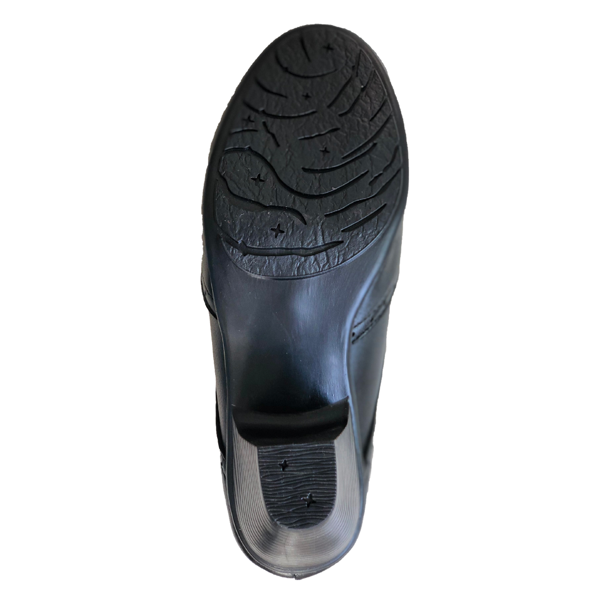 Botín Con Tacón Bajo Suave Y Cómodo Para Dama Mod Chanel Negro