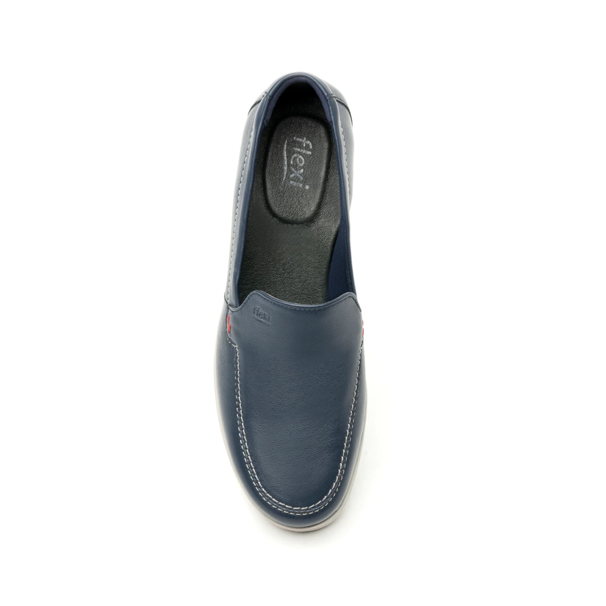 Zapato Dama Flexi 104806 Loafer Plataforma Extra Ligero Azul
