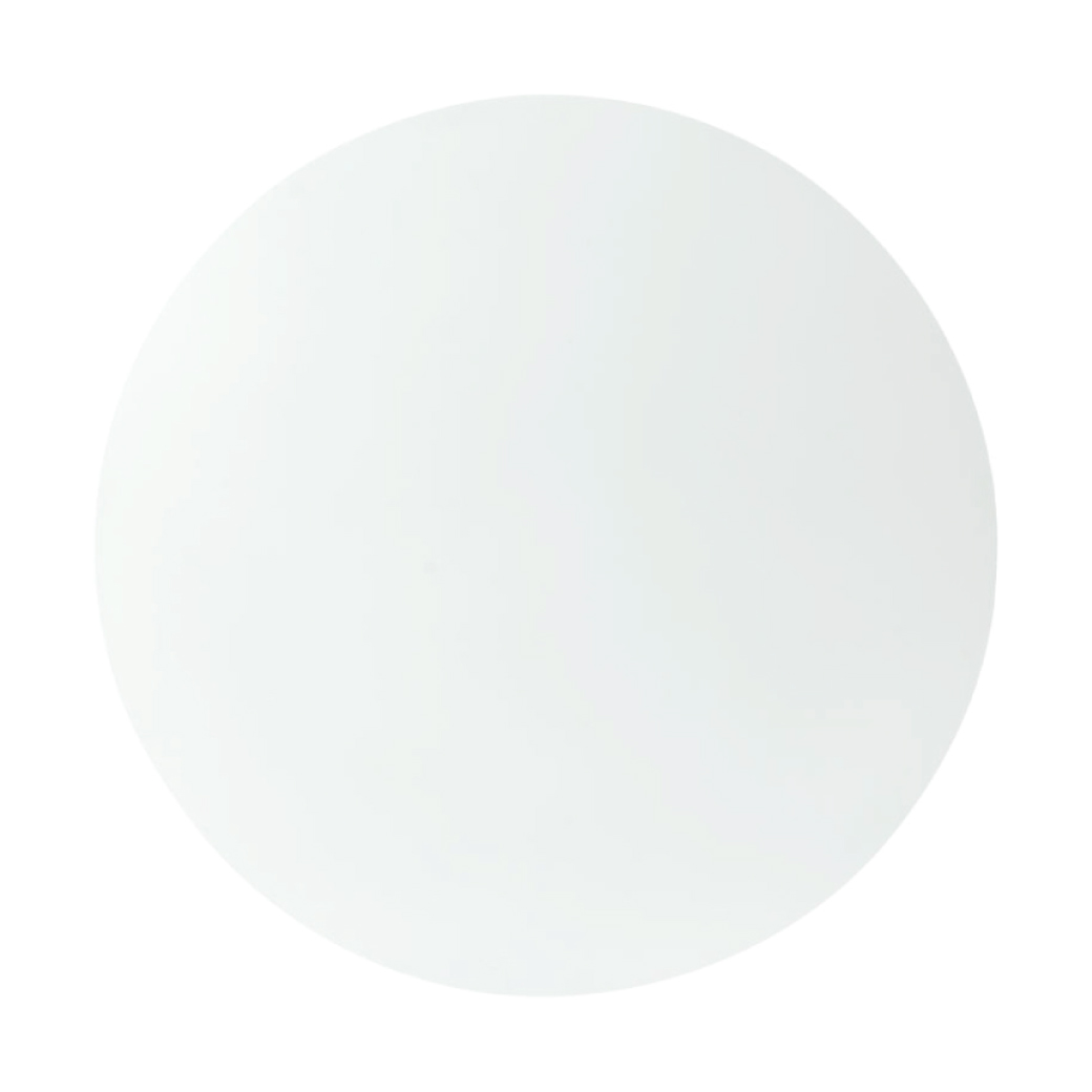 Mesa Infantil Circular Melamina Blanca Para Niños Y Niñas