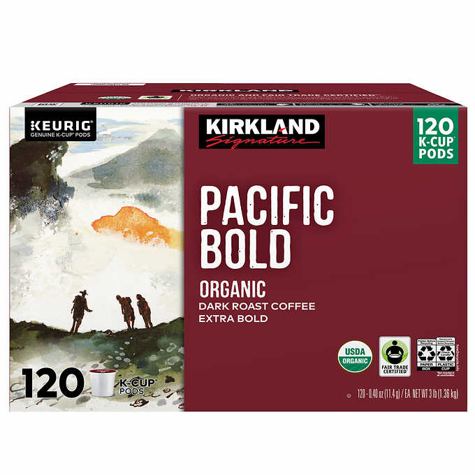 Keurig Café Kirkland Signature Pacific Bold kcup 120 Cápsulas