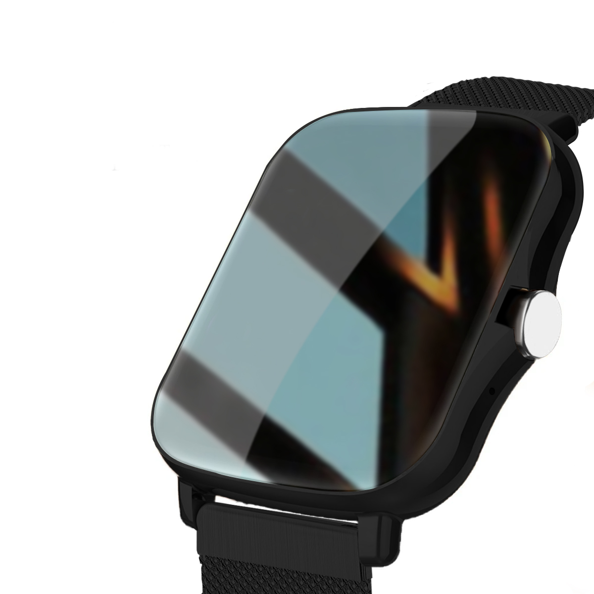 Smartwatch Mujer Reloj Inteligente Deportivo Mesh Negro 