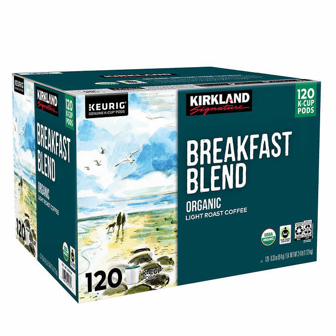 Keurig Café Orgánico Kirkland Breakfast Blend K-cup 120 Cápsulas