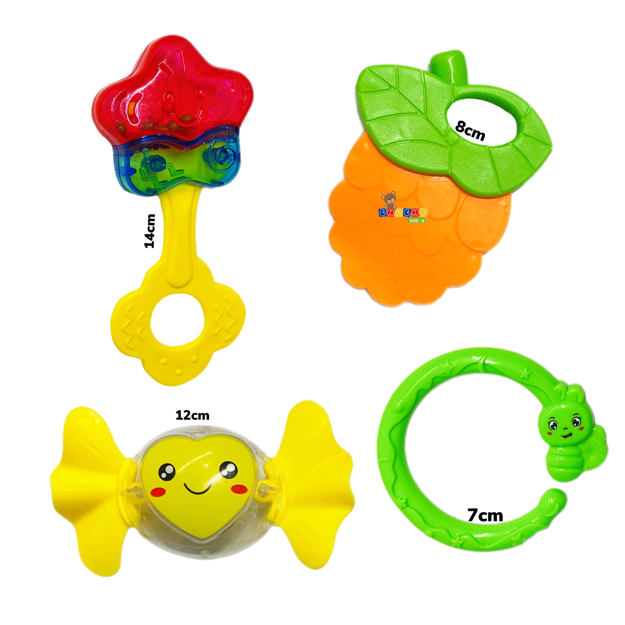 Juego De Sonaja Para Bebé Sonajeros 8pz