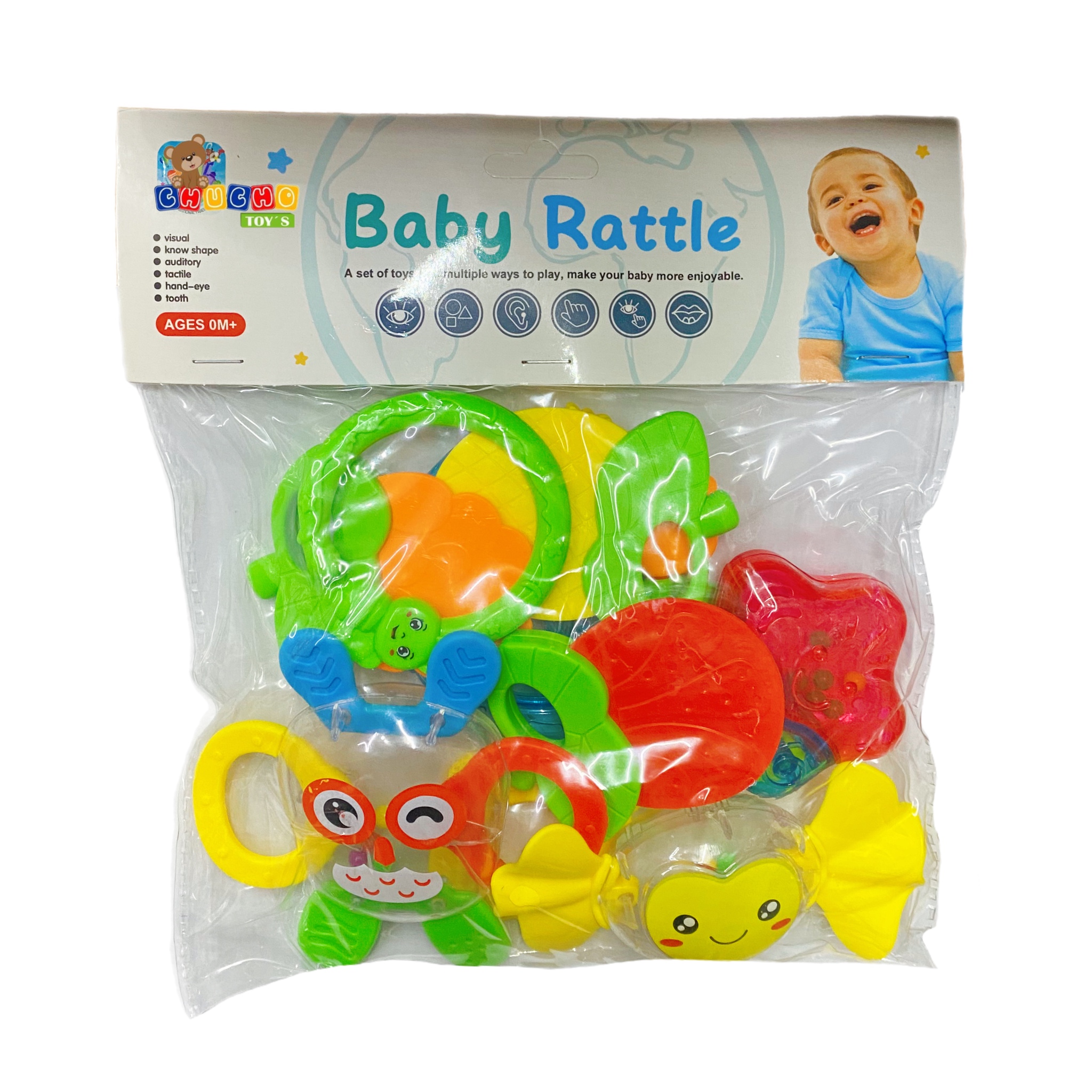 Juego De Sonaja Para Bebé Sonajeros 8pz