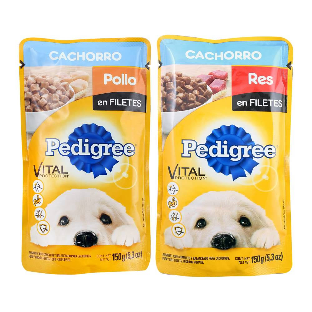 Comida Húmeda Para Perros Pedigree 000854361 12 Sobres De 150G SMS
