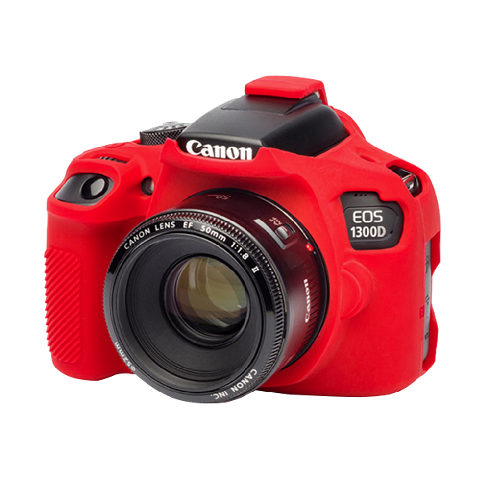 Funda Protectora EasyCover para Cámara Fotográfica Canon 1300D | 2000D Rojo