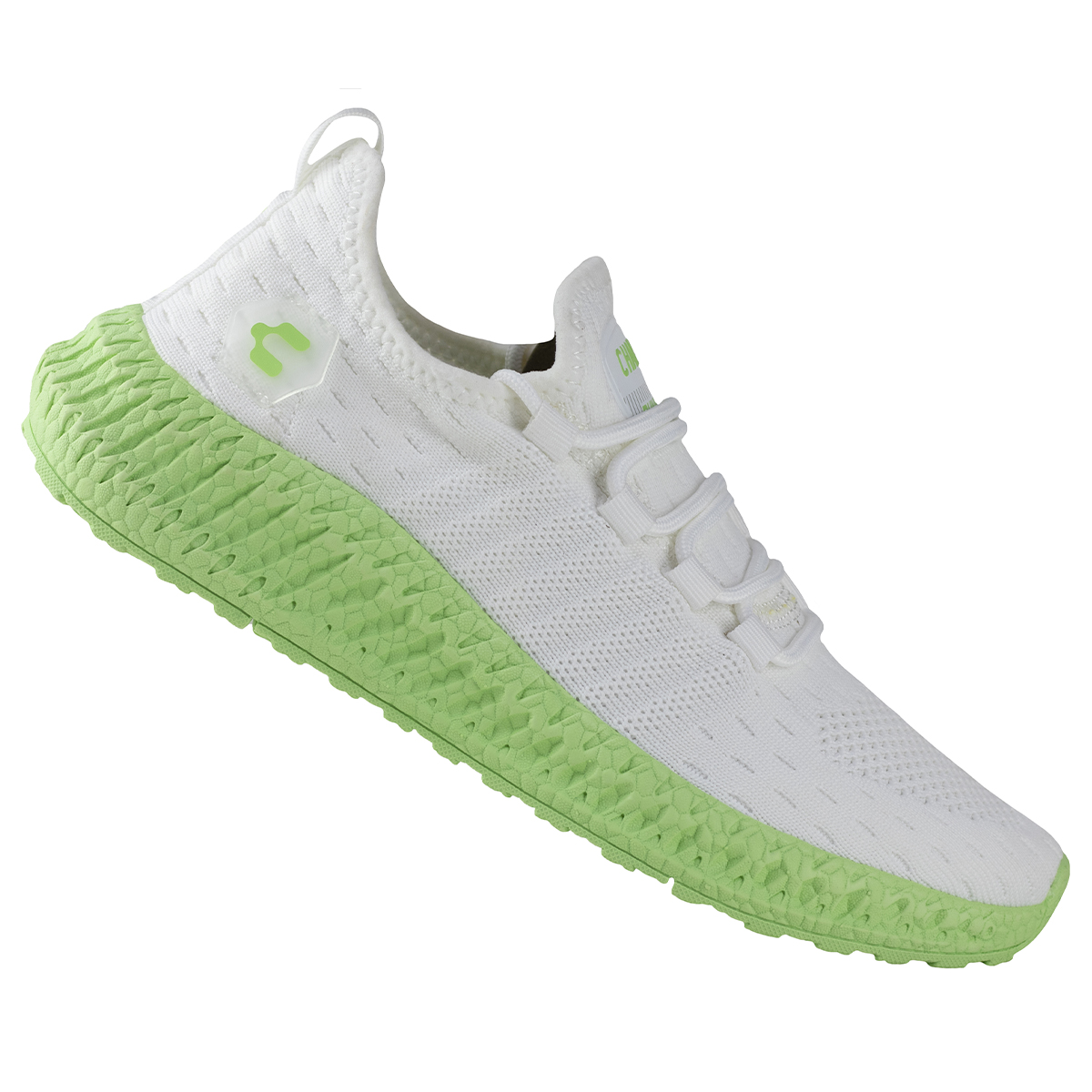 Tenis Blanco Limón Dama Charly Sport Running 1049981 Original