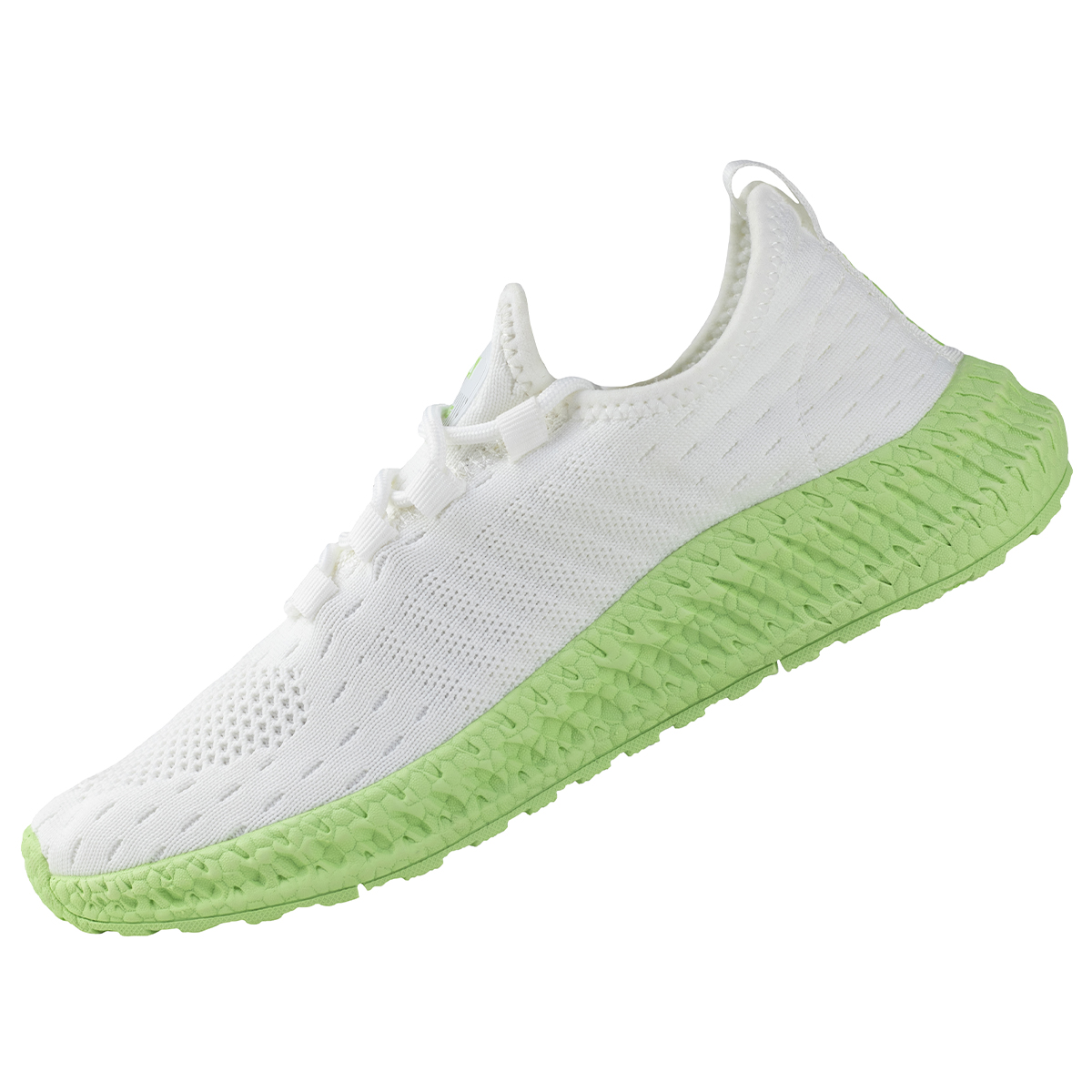 Tenis Blanco Limón Dama Charly Sport Running 1049981 Original