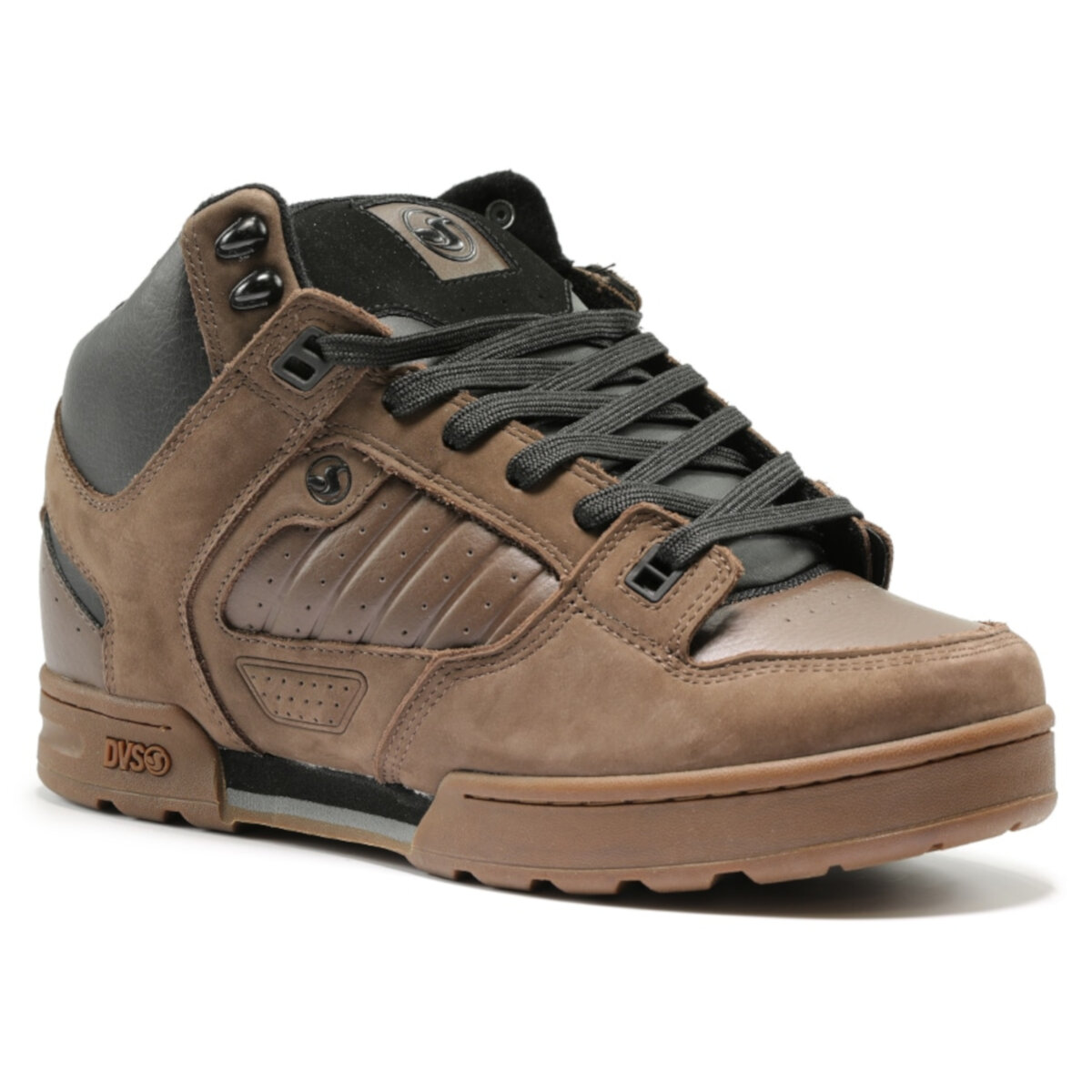 Tenis DVS Militia Boot 215 BROWN BLACK GUM NUBUCK.