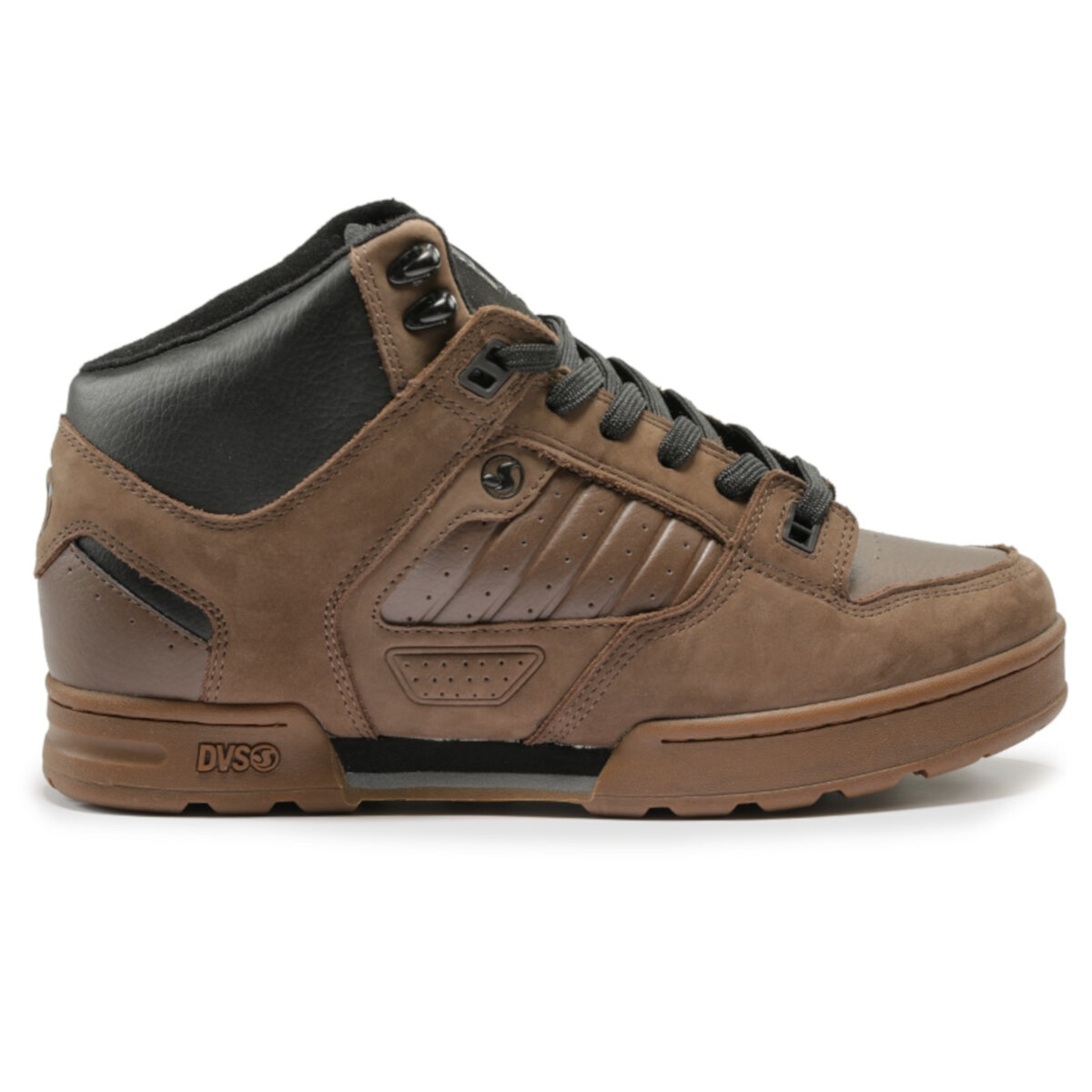 Tenis DVS Militia Boot 215 BROWN BLACK GUM NUBUCK.