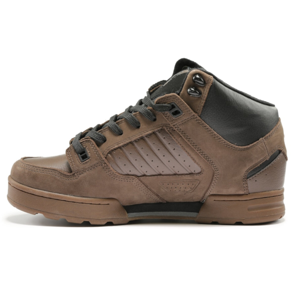 Tenis DVS Militia Boot 215 BROWN BLACK GUM NUBUCK.